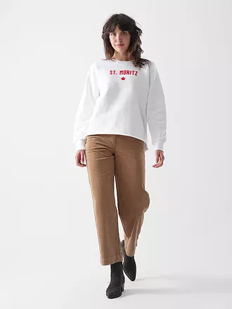 MARC O'POLO | Pantalon de tailleur 7/8 | hellbraun
